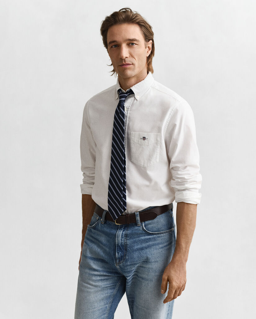 Camisa Oxford clássica regular fit