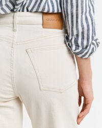 Calças de ganga em cru perna Straight