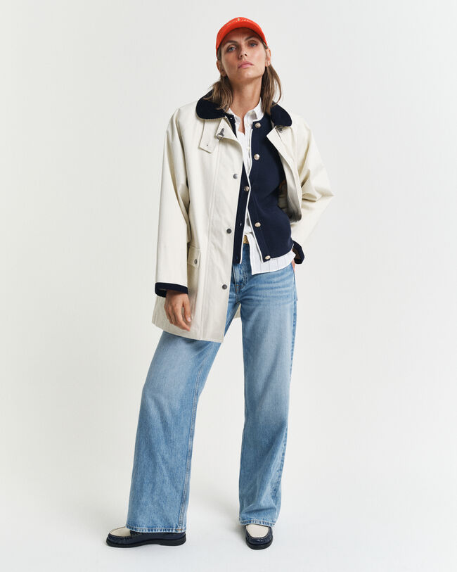 Casaco em malha de algodão