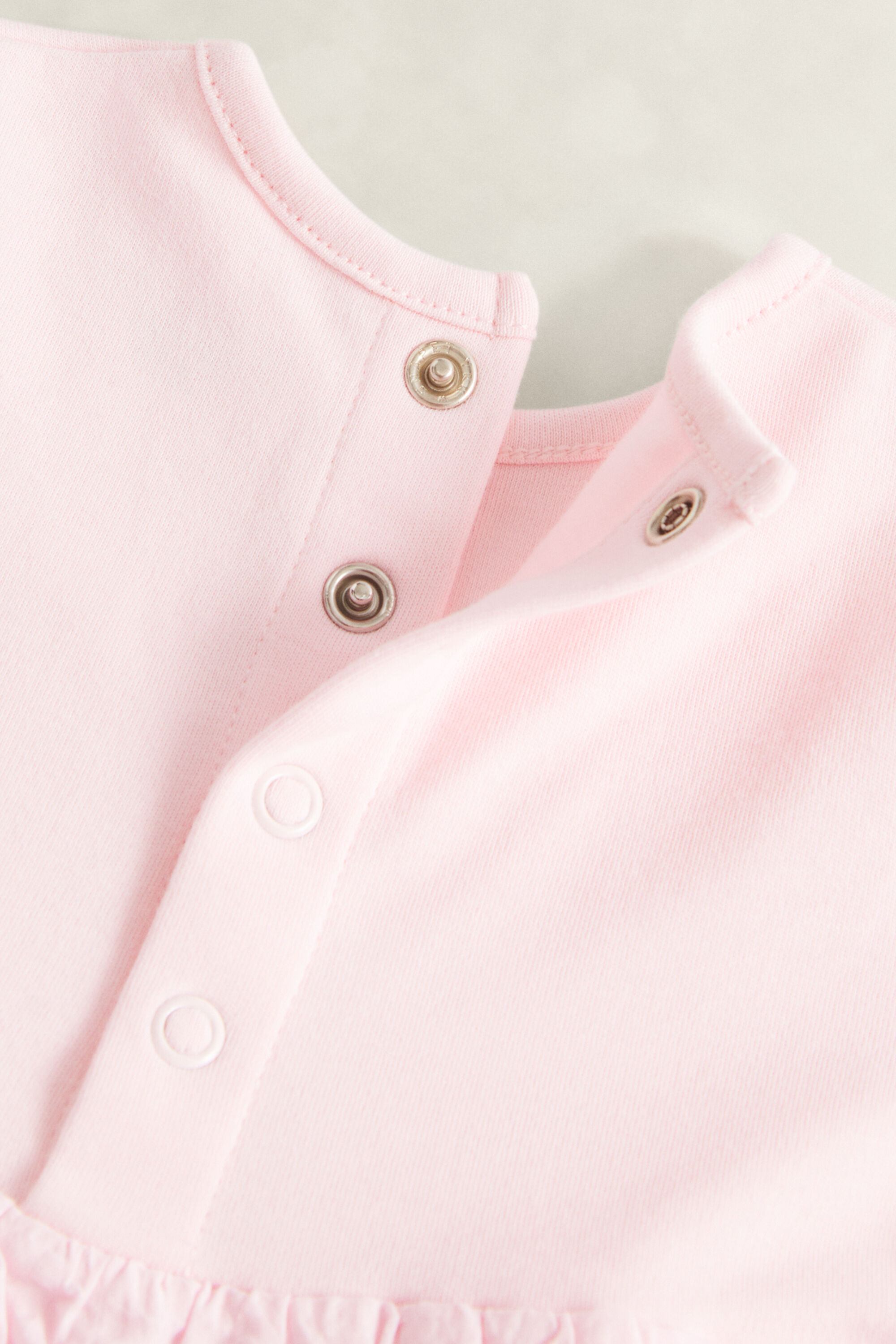 Conjunto vestido e tapa fralda Seersucker Baby Girls