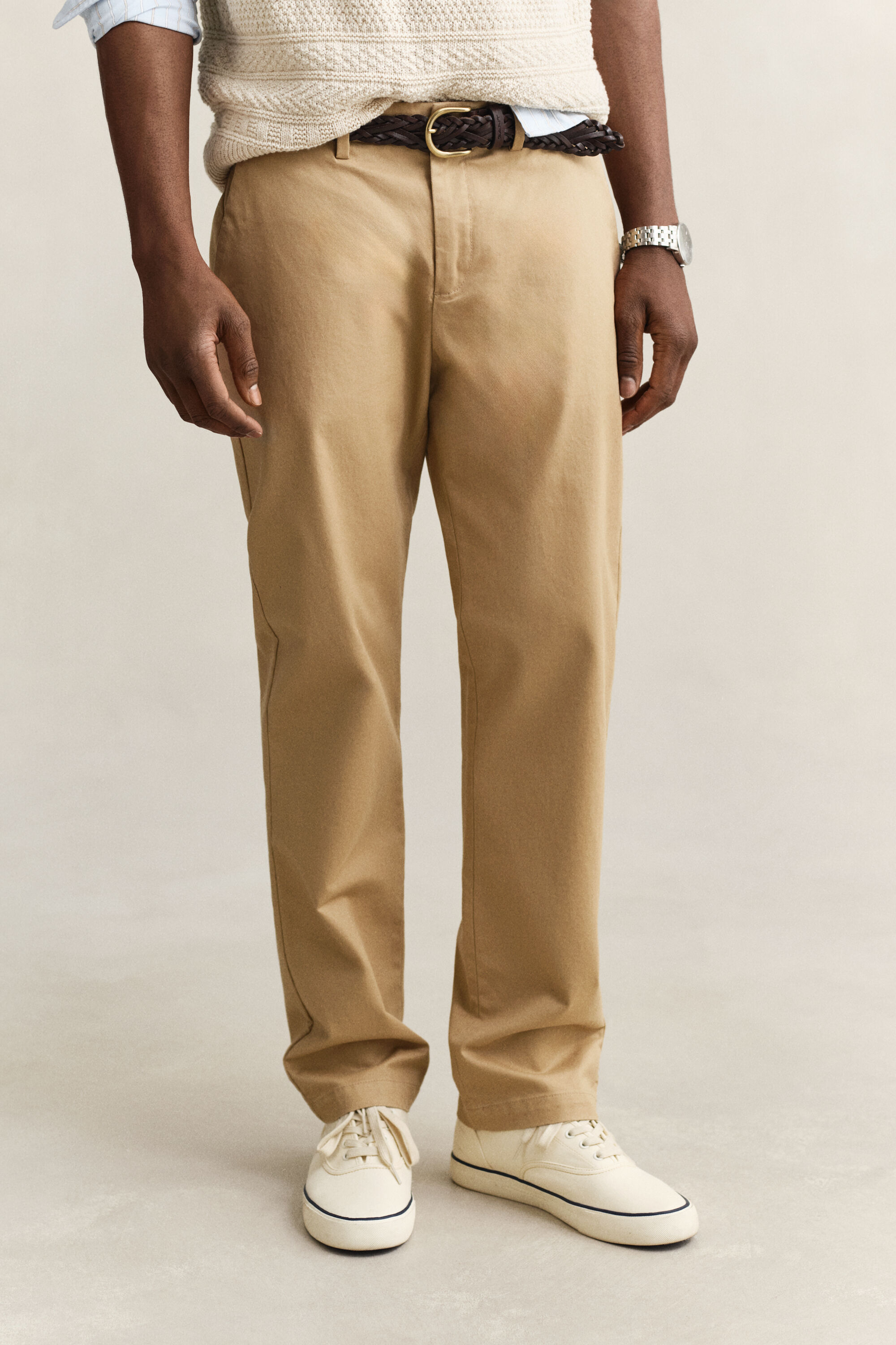 Calças chino elegantes regular fit