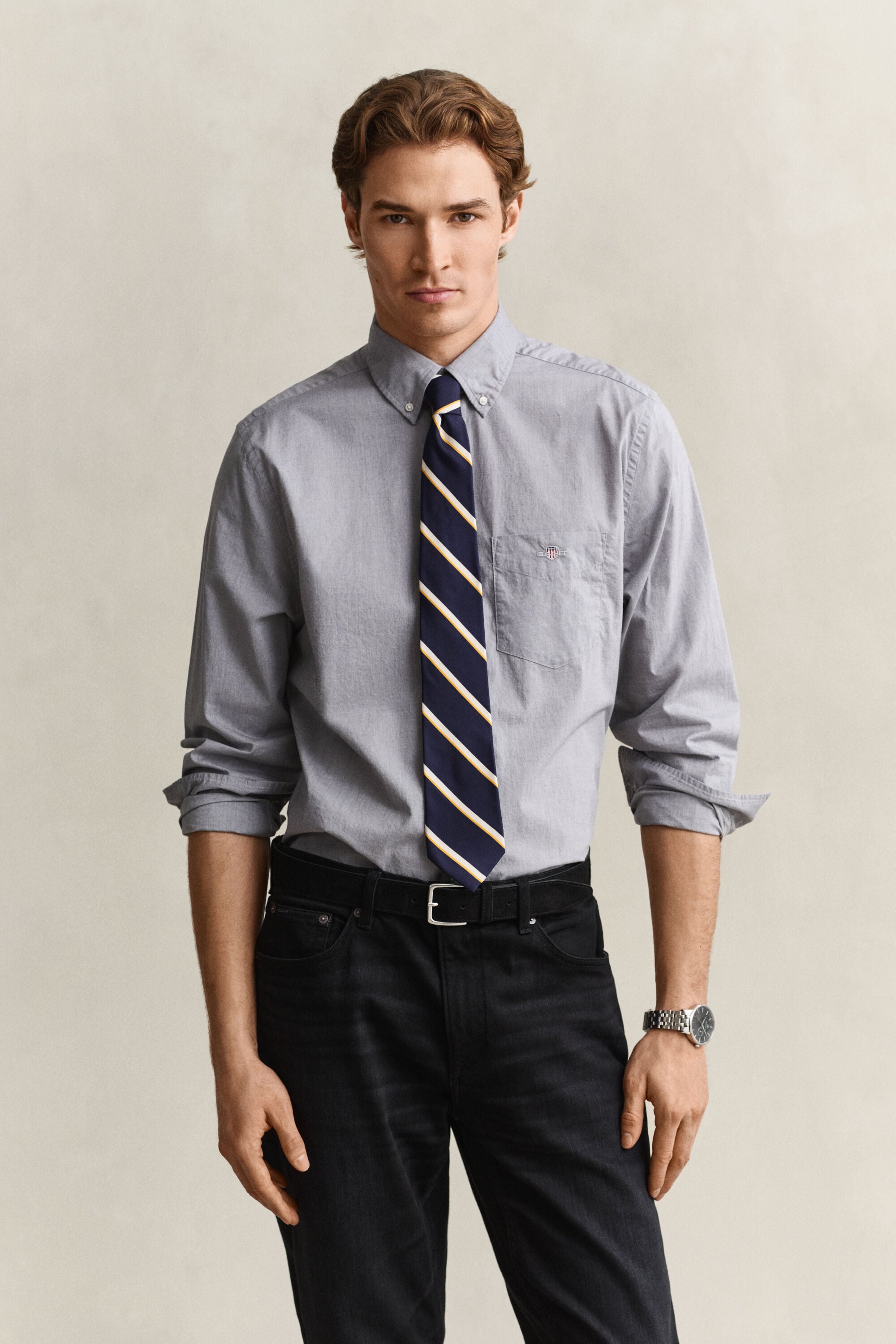 Camisa em popelina Classic regular fit