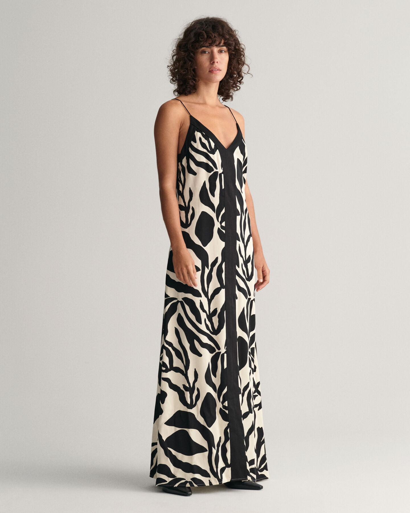 Vestido de al&ccedil;as Palm Print