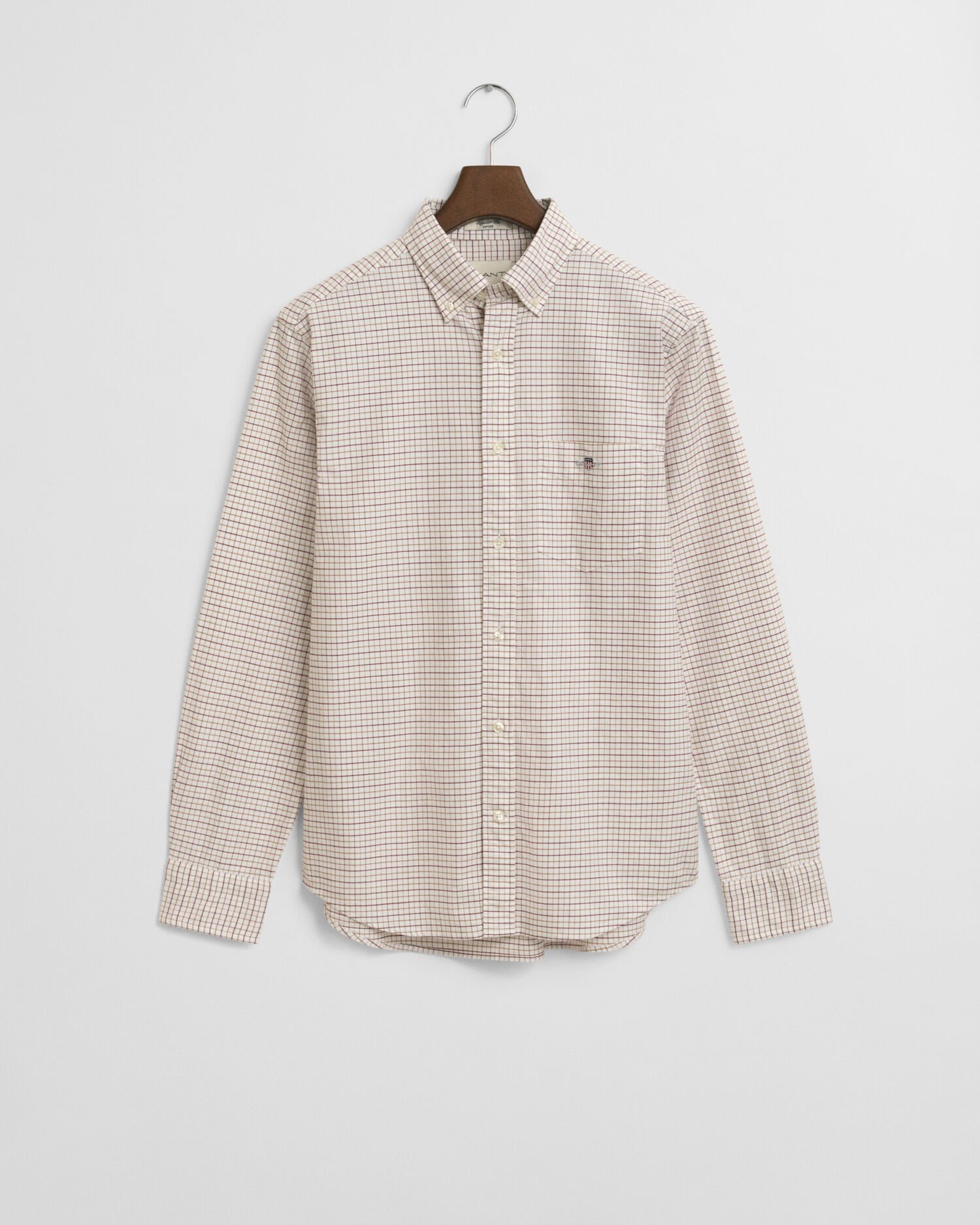 Camisa Oxford clássica Tattersall regular fit
