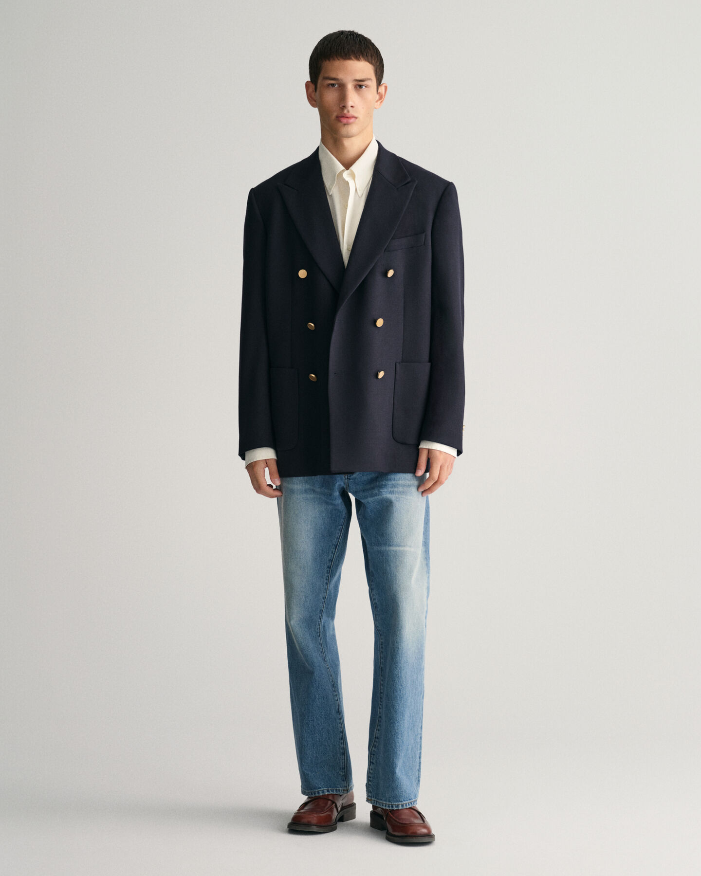 Camisa em seda relaxed fit