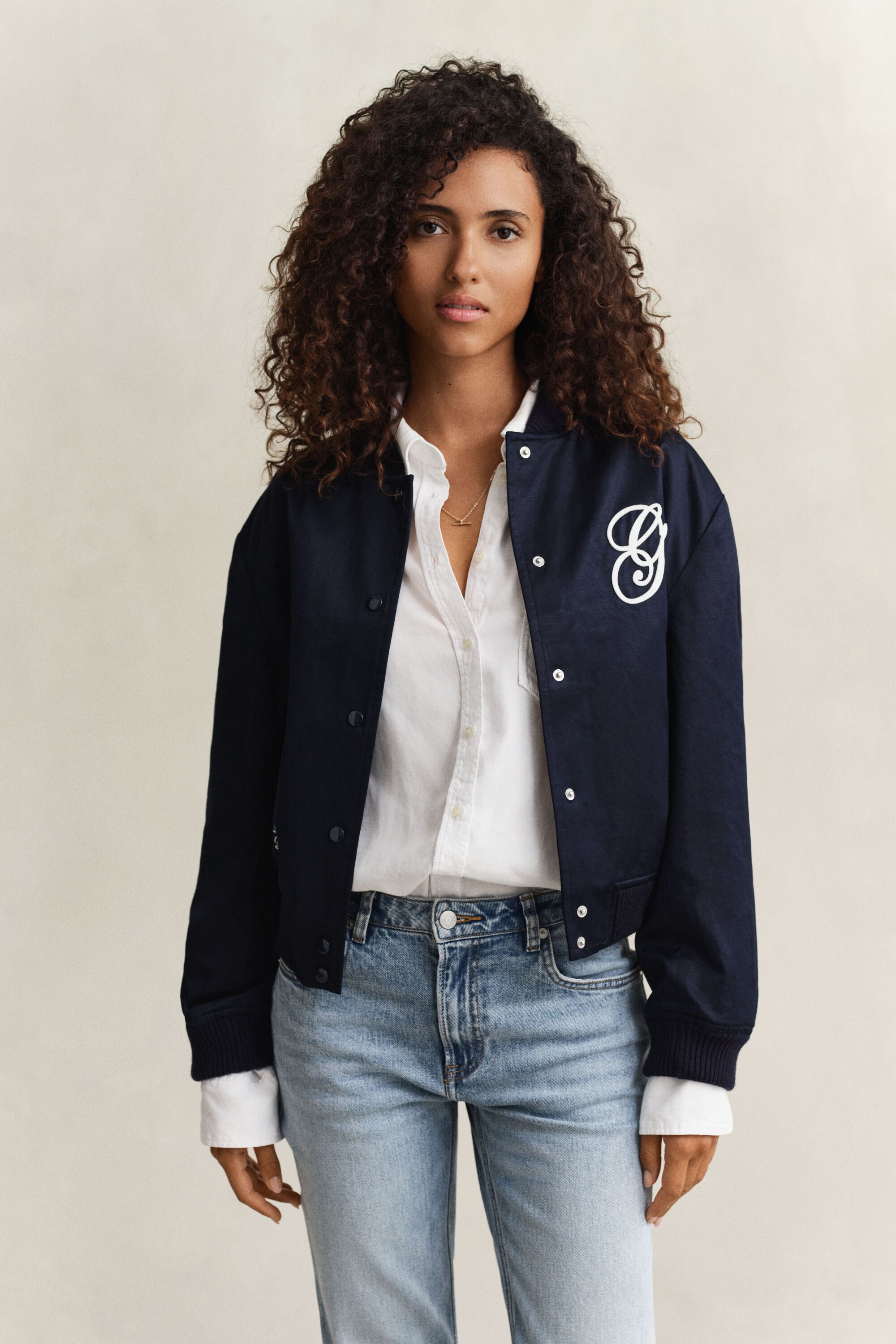 Gant Varsity Jacket em cetim