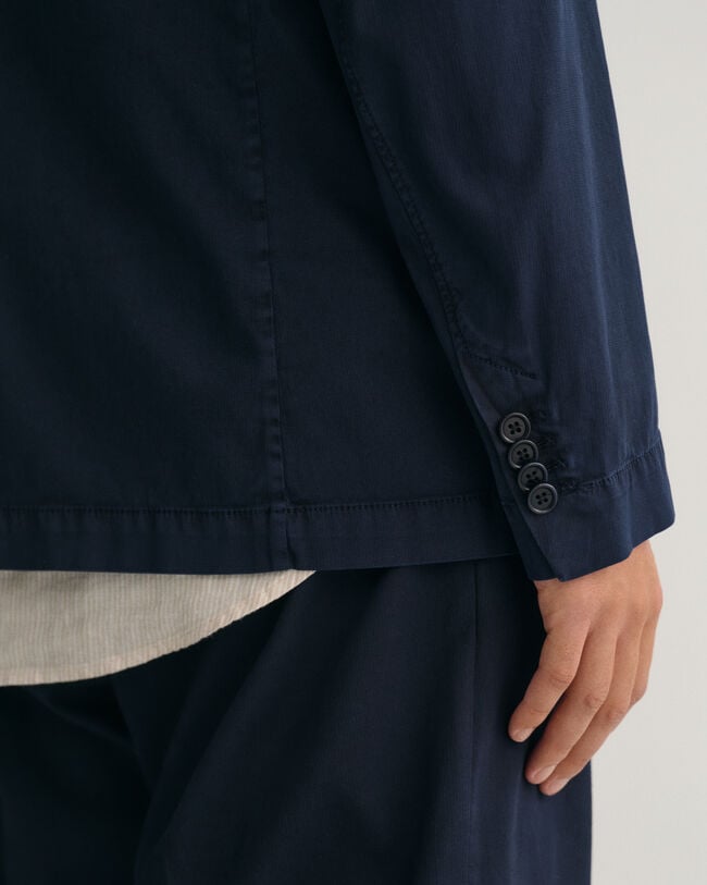 Blazer de fato em algodão