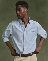 Camisa US Oxford Banker Stripe relaxed fit