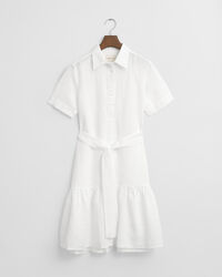 Vestido-camisa em linho