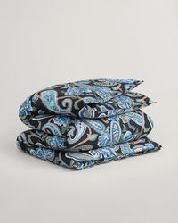 Edred&atilde;o individual com padr&atilde;o paisley pintado