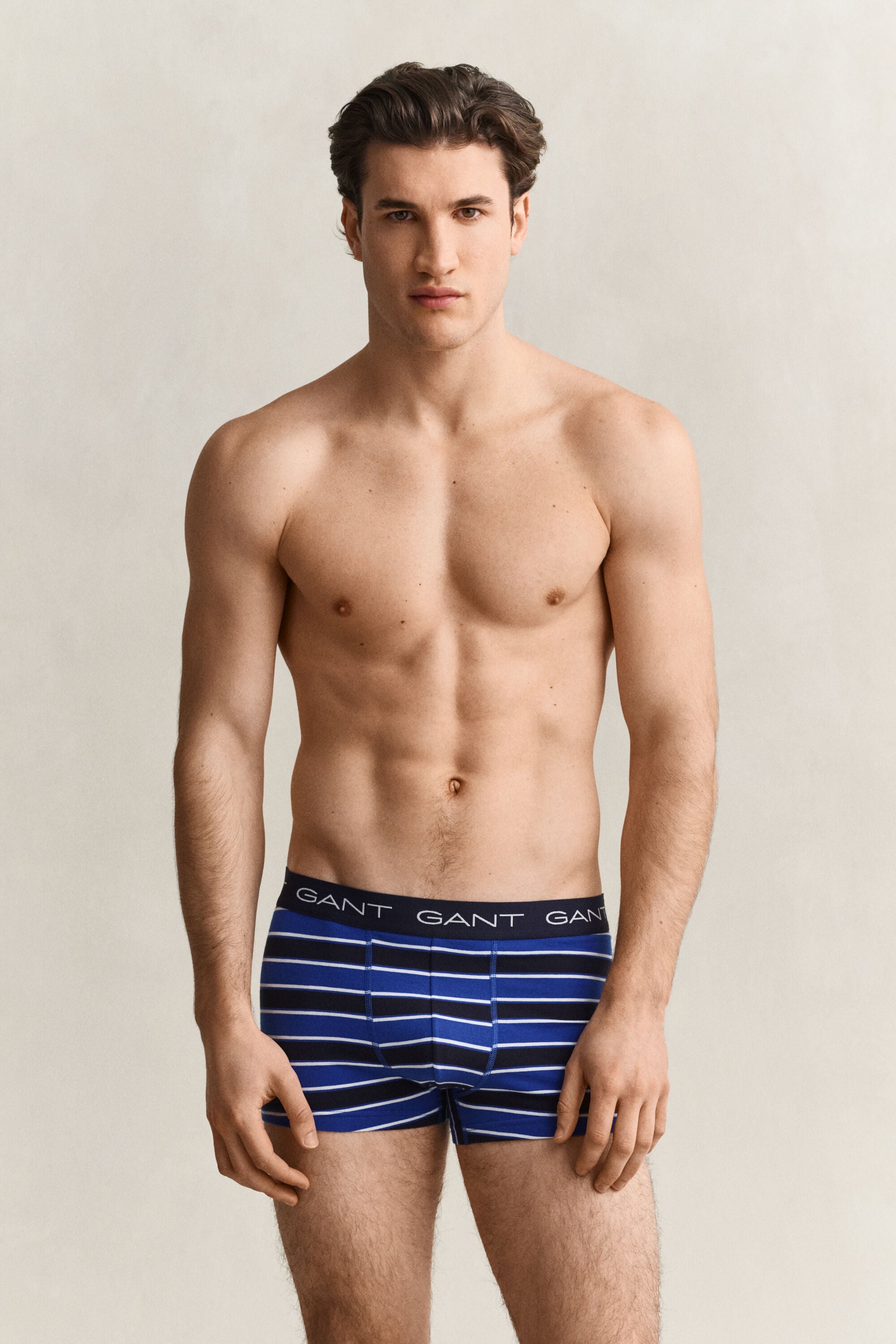 Pack de 3 pares de boxers às riscas