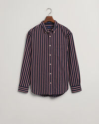 Camisa às riscas Dobby relaxed fit