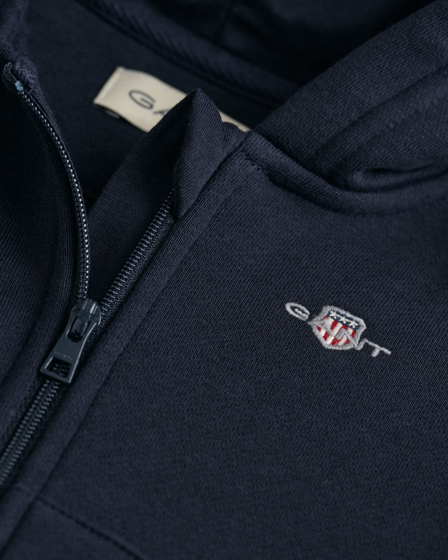 Sweatshirt com capuz e fecho de correr Shield Baby