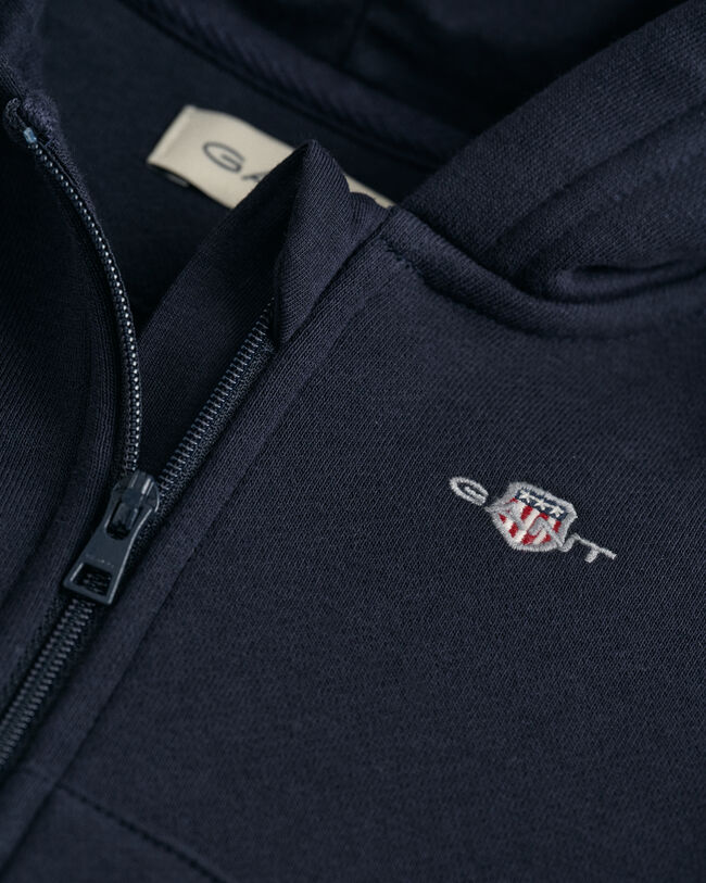 Sweatshirt com capuz e fecho de correr Shield Baby