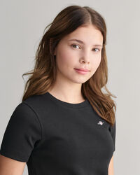 T-shirt canelada Shield Teen Girls