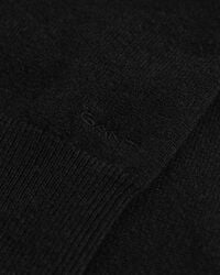 Camisola de malha com decote redondo em lã extrafina