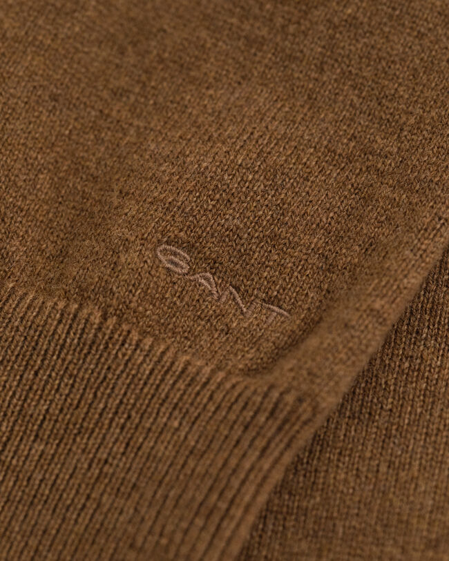 Vestido em malha de lã extrafina