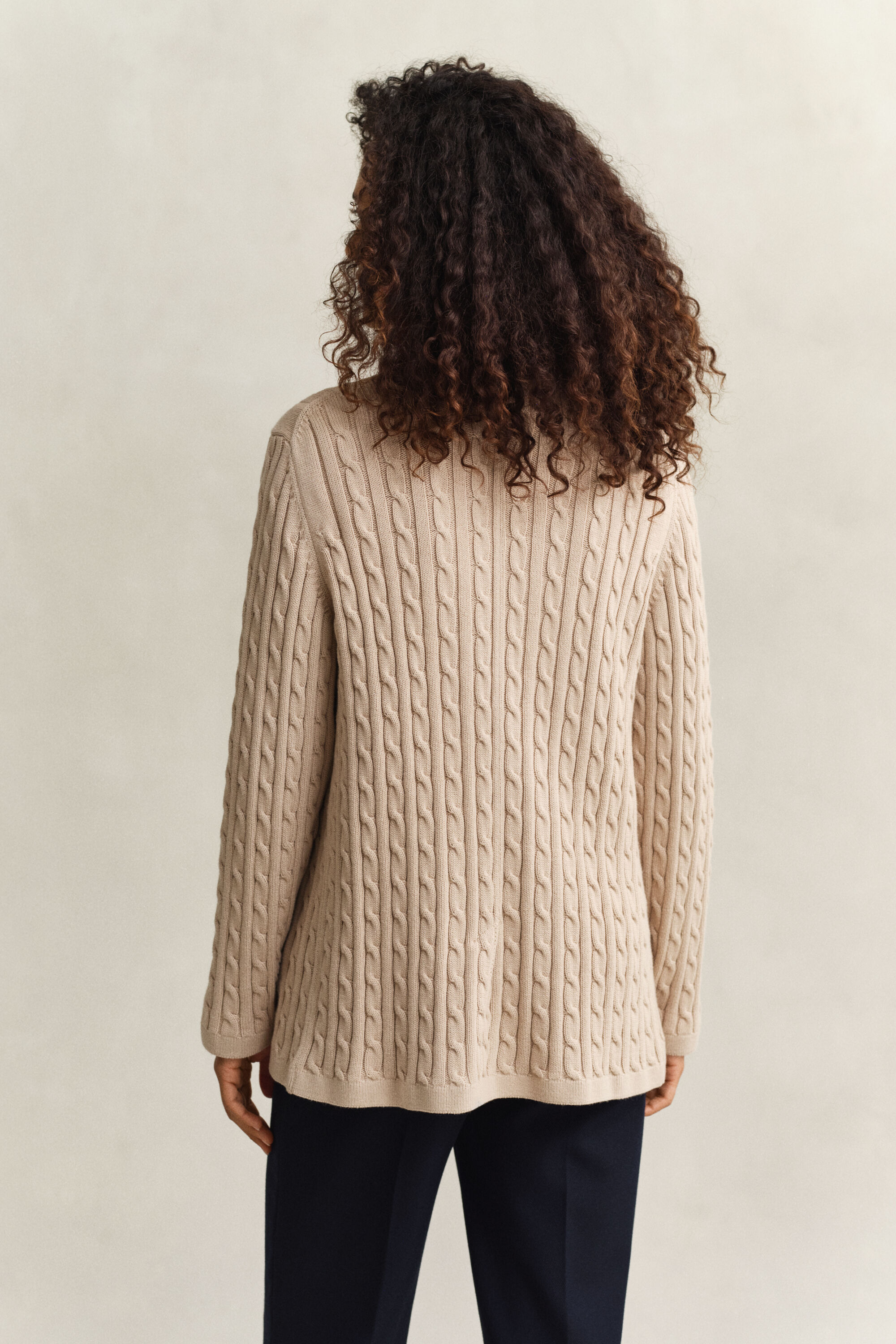 Blazer Club em malha entrançada