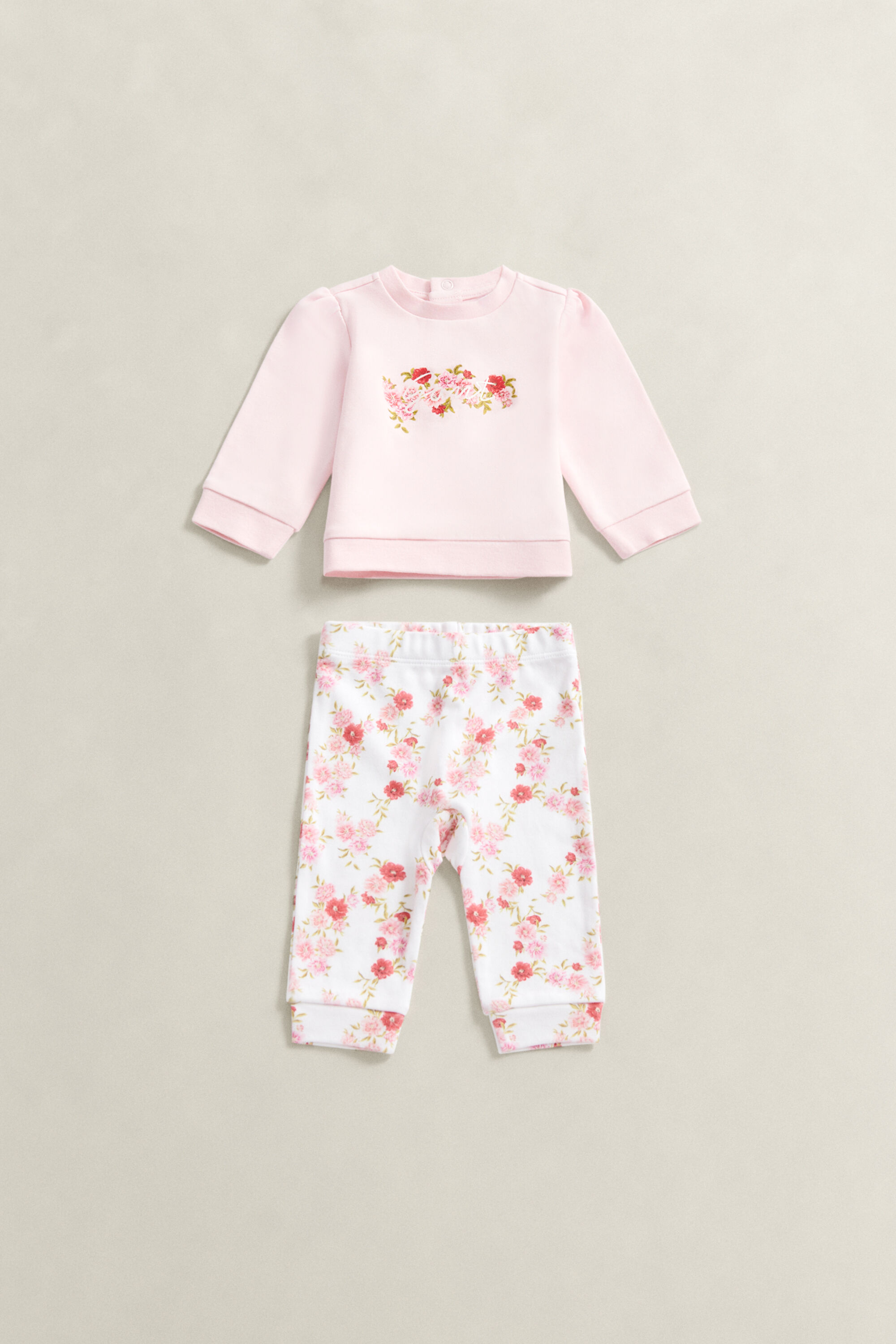 Conjunto de sweatshirt e leggings Baby Girls