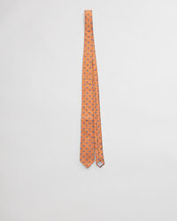 Gravata em seda com estampado Palm Tree