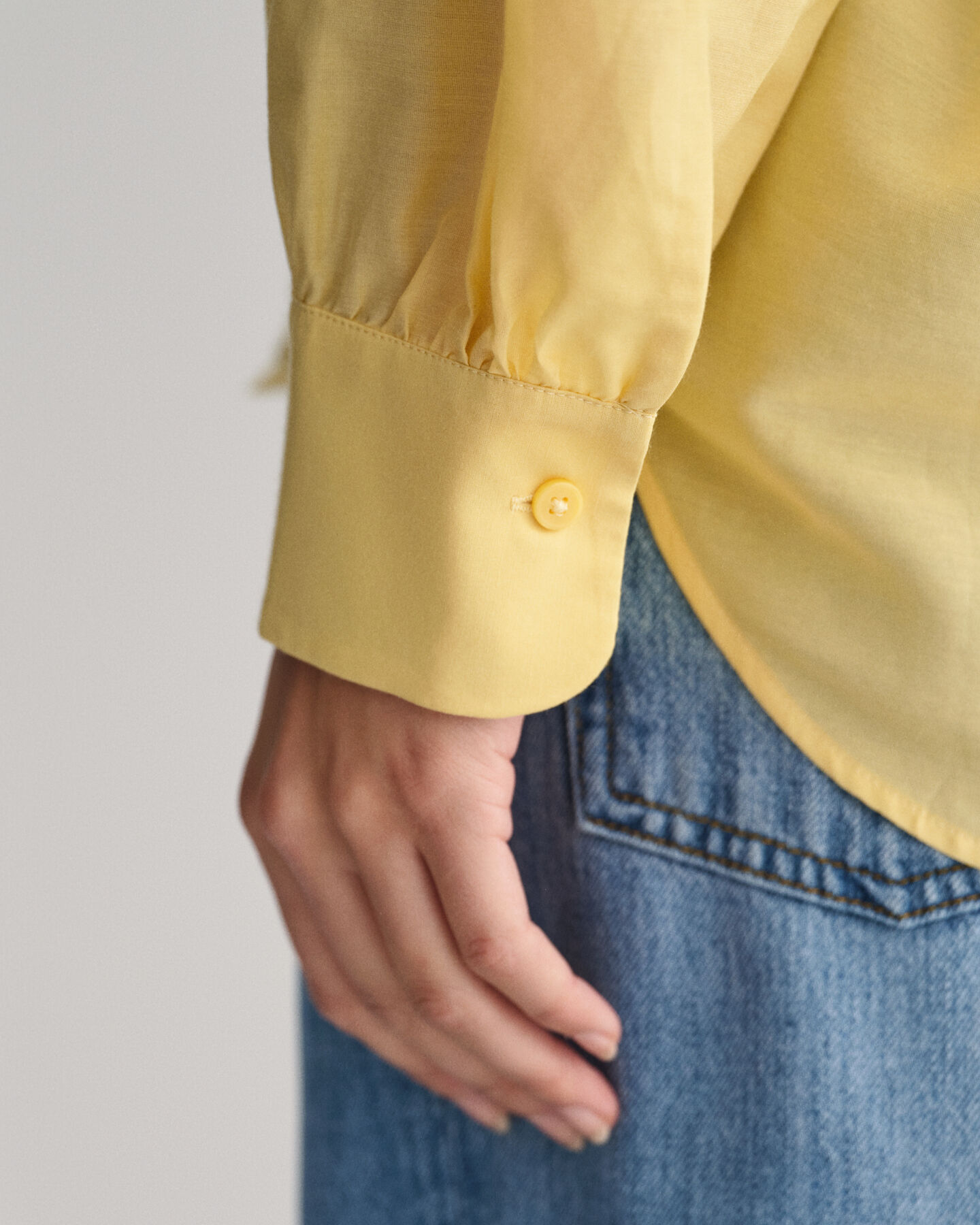 Blusa em seda e algod&atilde;o