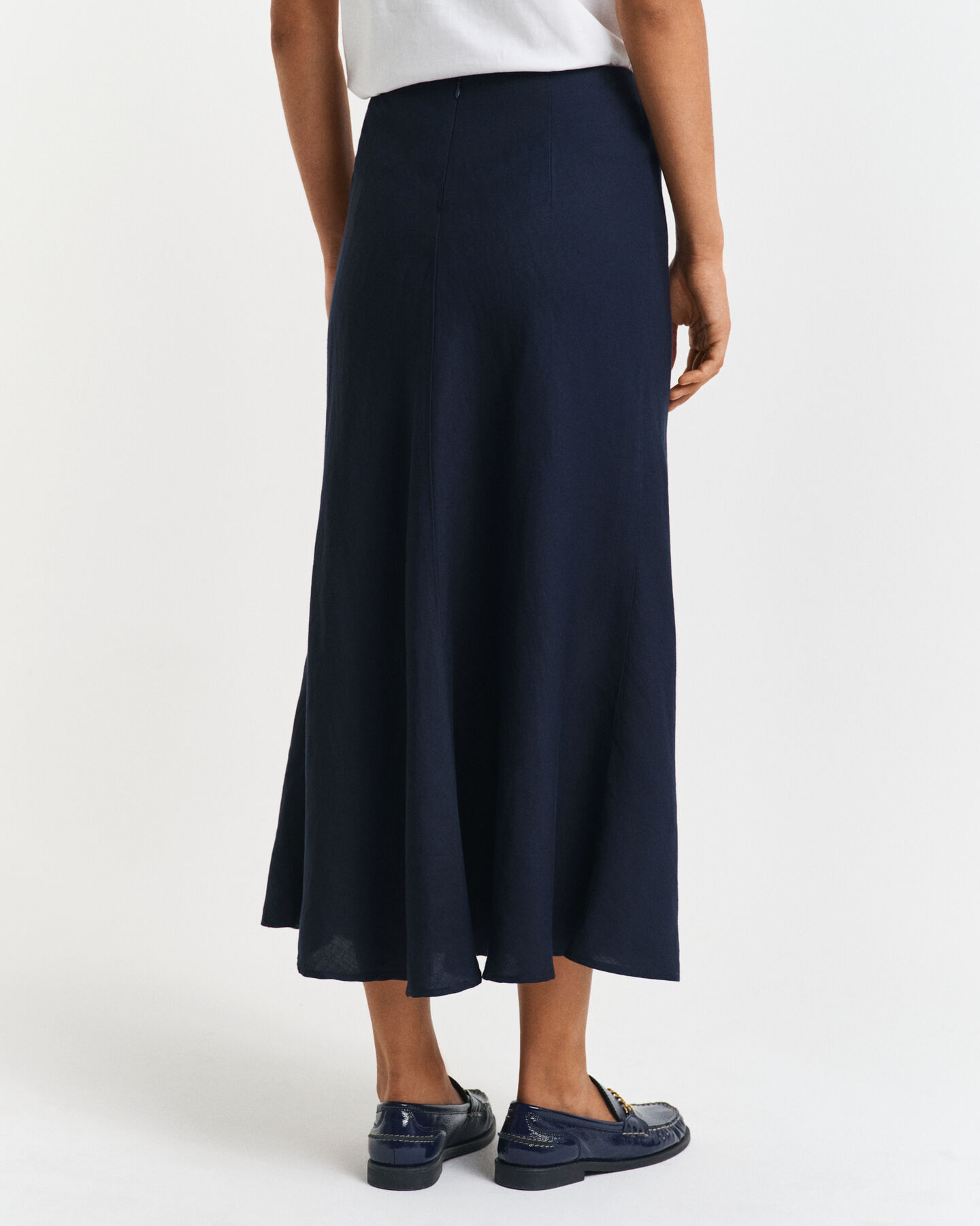 Saia em mistura de linho