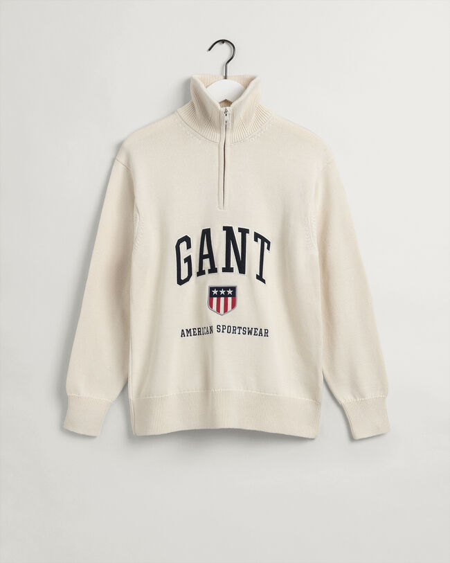 Sweatshirt com meio fecho de correr Retro Shield