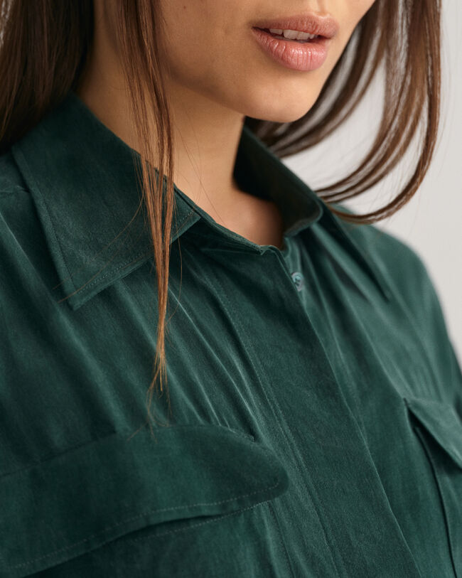 Vestido-camisa Utility relaxed fit