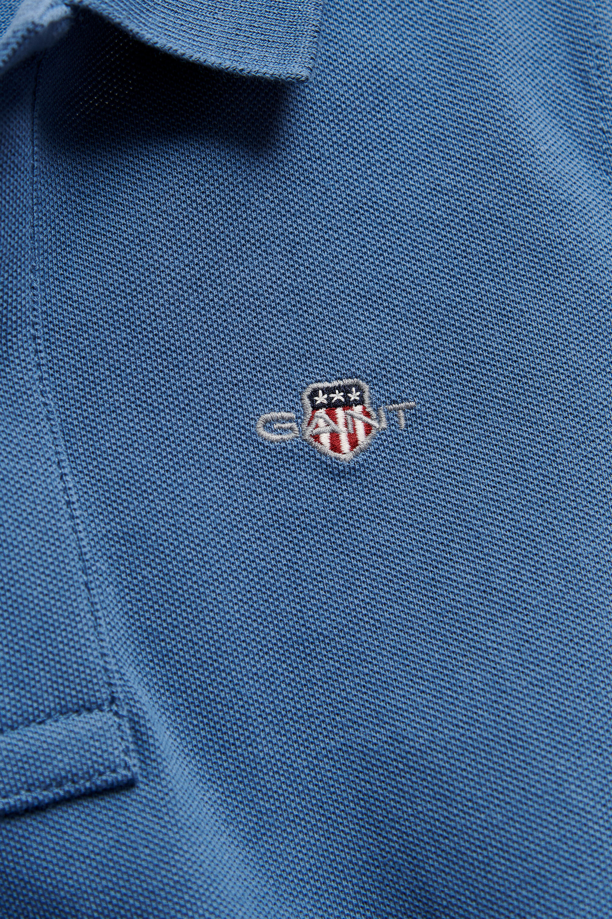 Polo em algodão piqué Shield Kids