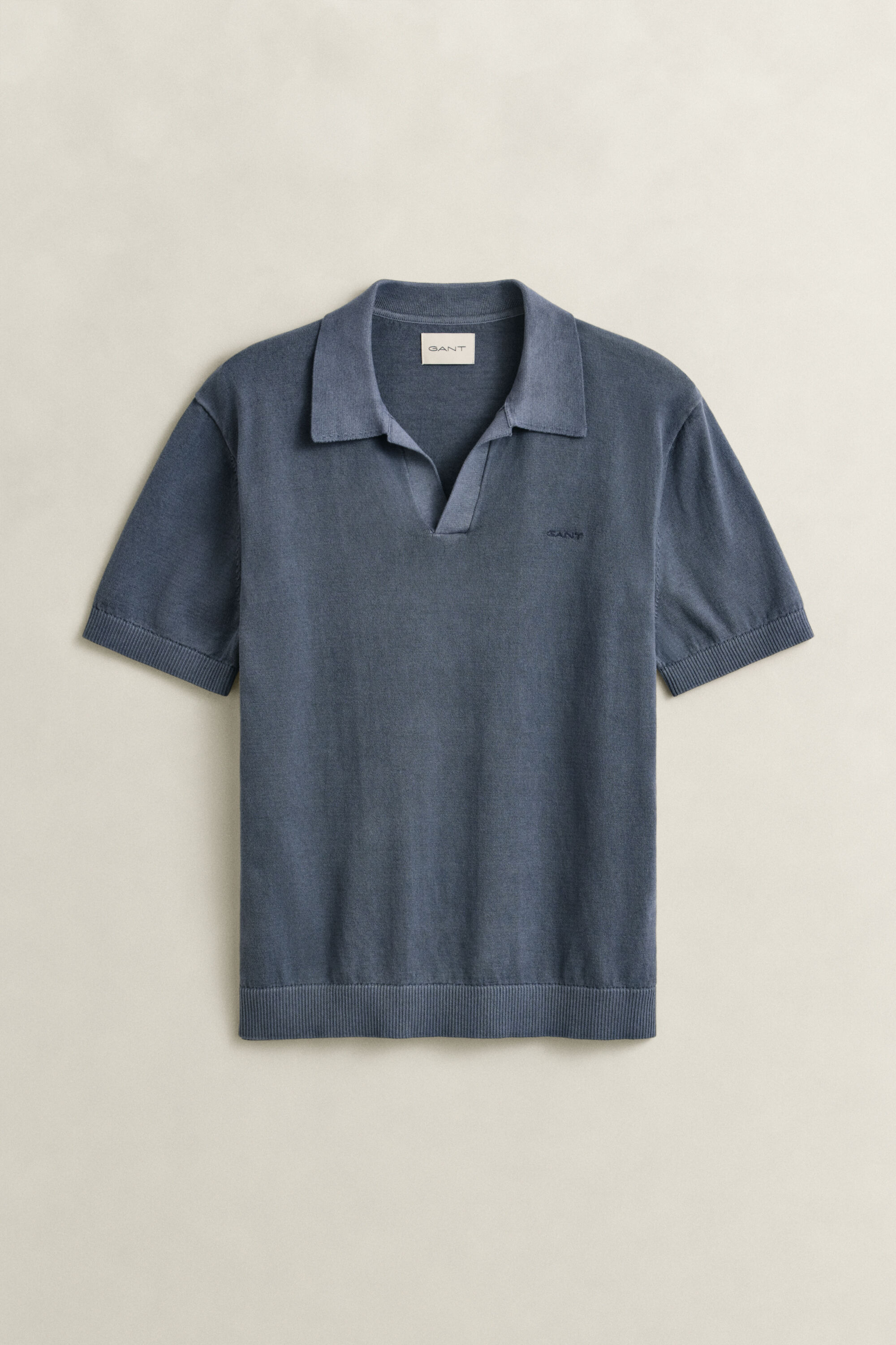 Camisola de malha tipo polo Sunfaded