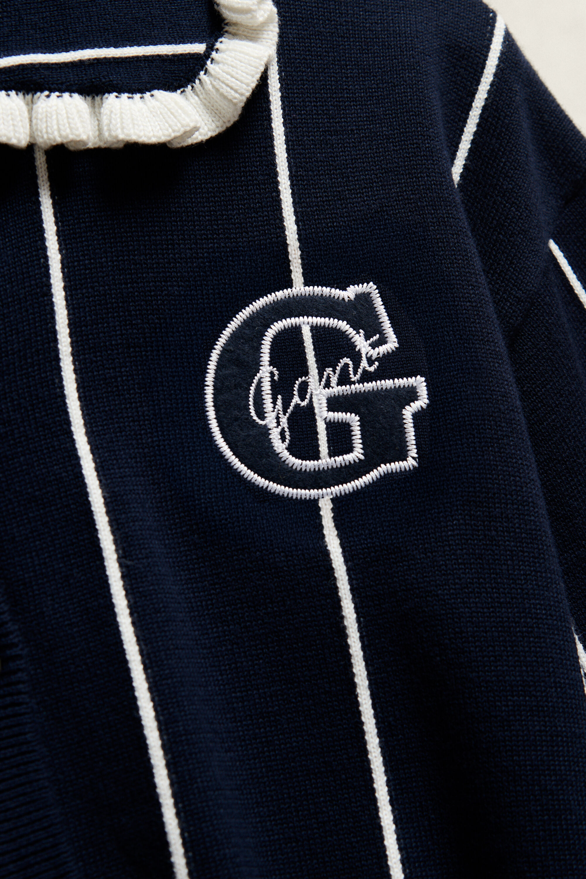 Casaco de malha às riscas Teen Girls