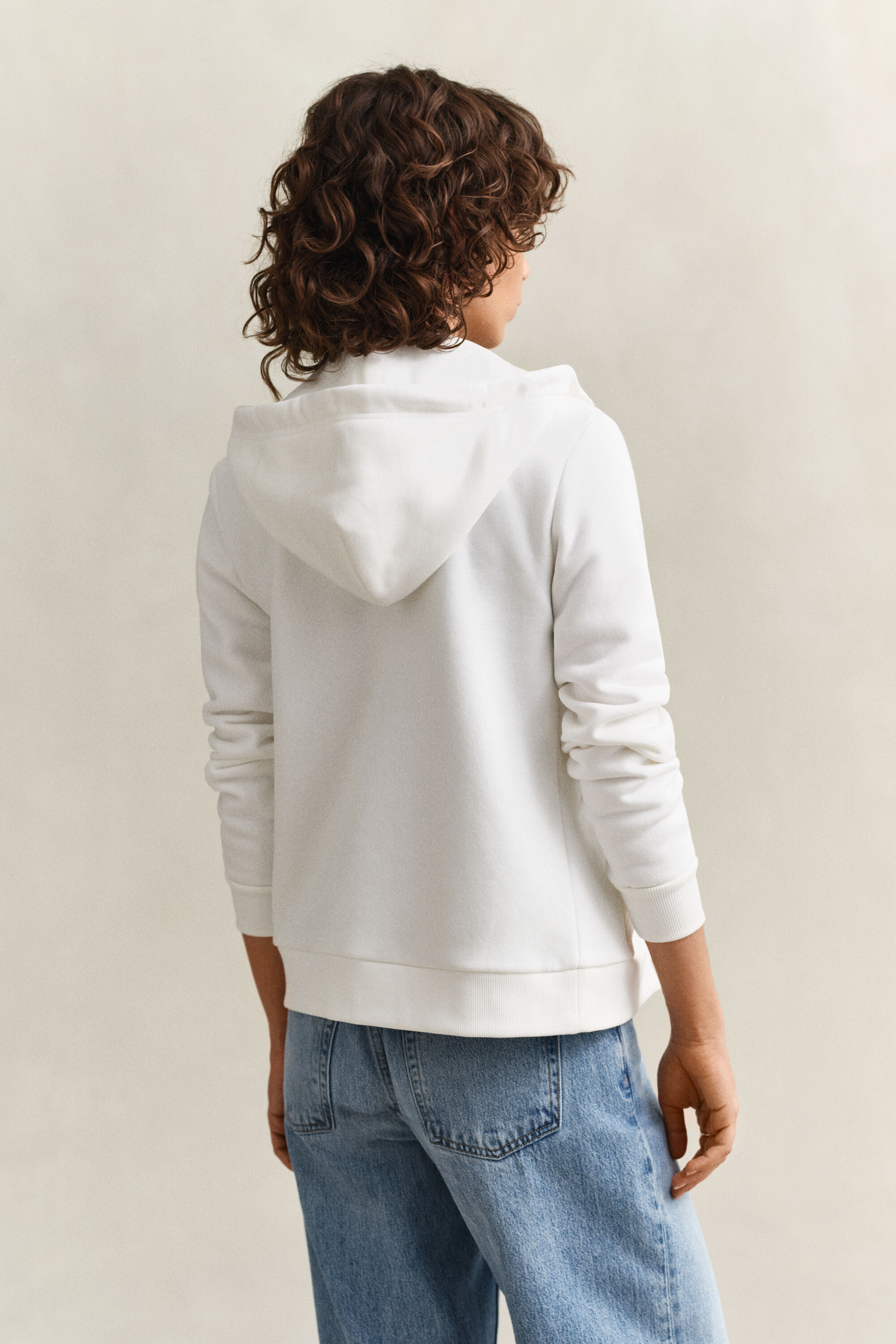 Sweatshirt com capuz e fecho Tonal Shield
