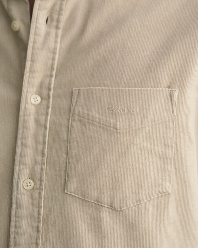 Camisa de bombazina regular fit