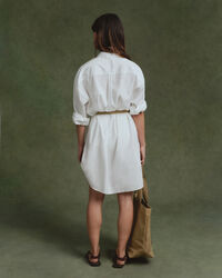 Vestido tipo camisa oversized