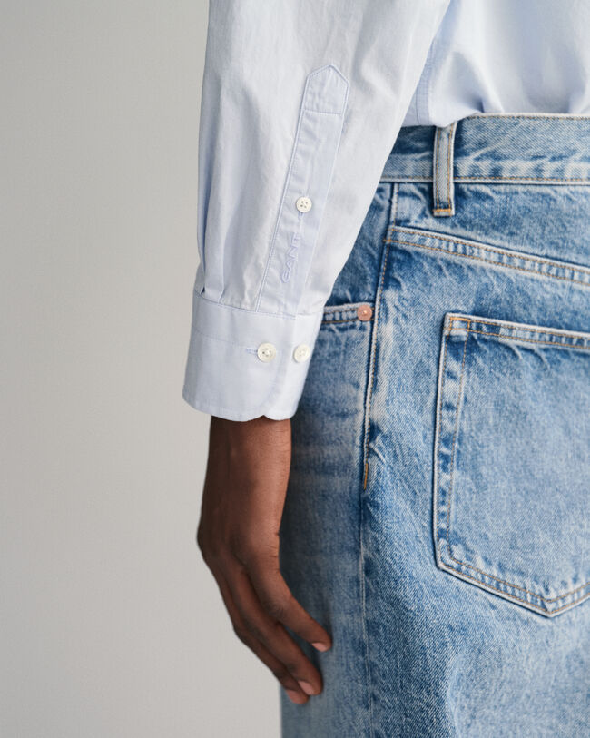 Camisa em popelina Compact oversized