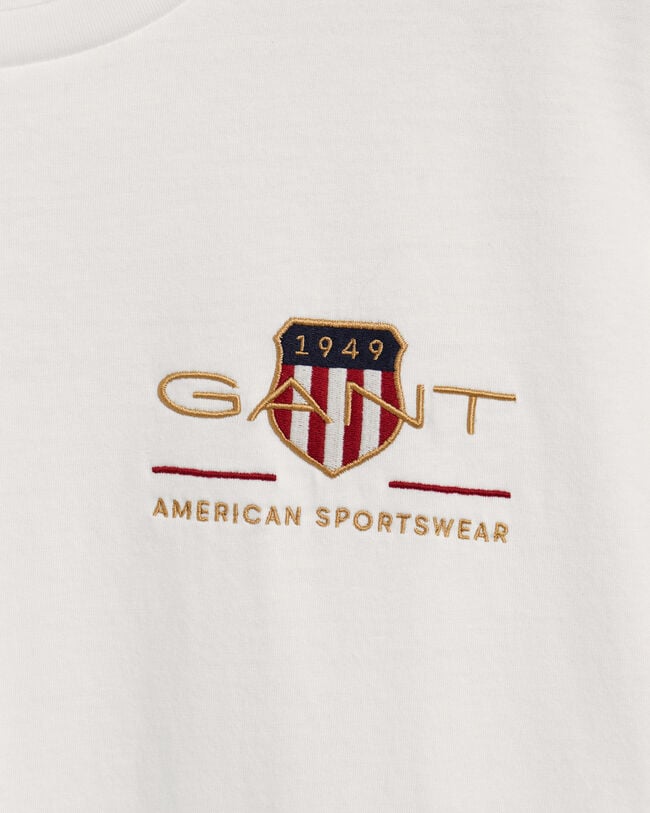 T-shirt com bordado Archive Shield