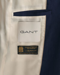 Blazer em linho com elastano regular fit