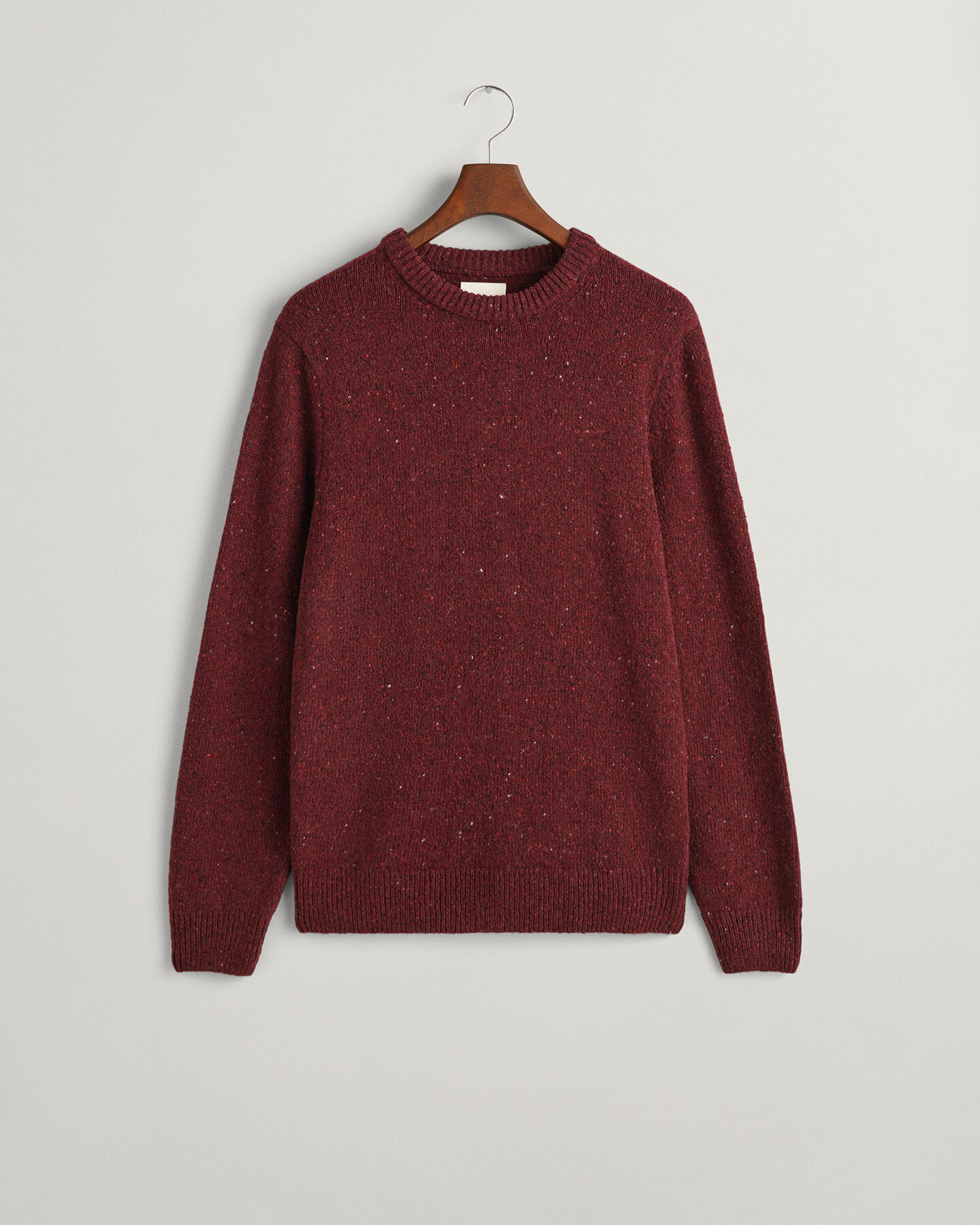 Sweatshirt com decote redondo Wool Nepps