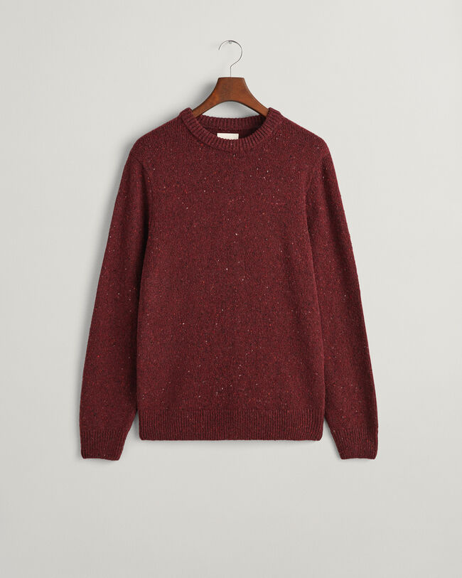 Sweatshirt com decote redondo Wool Nepps