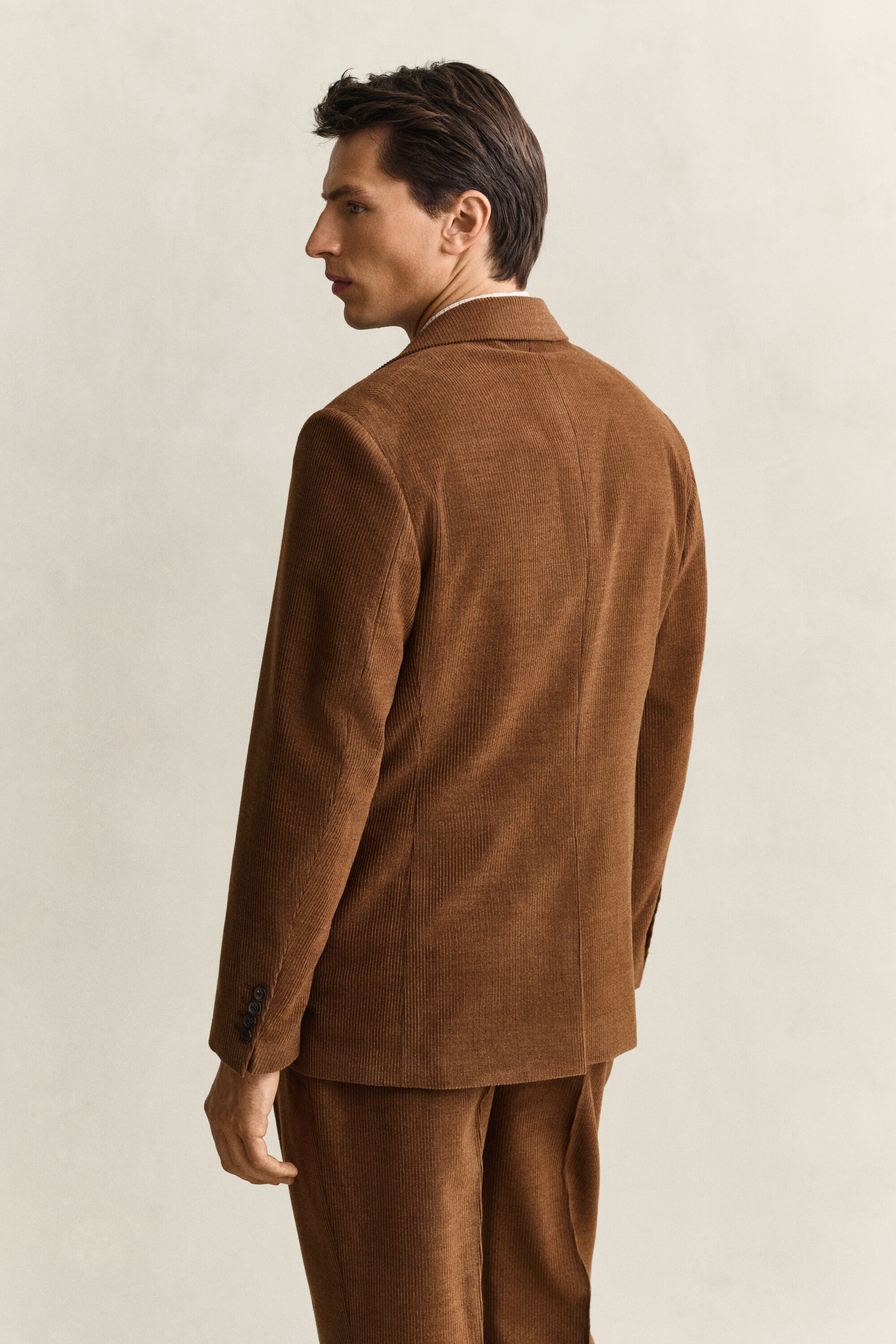 Blazer em bombazina e lã Gant x Yale