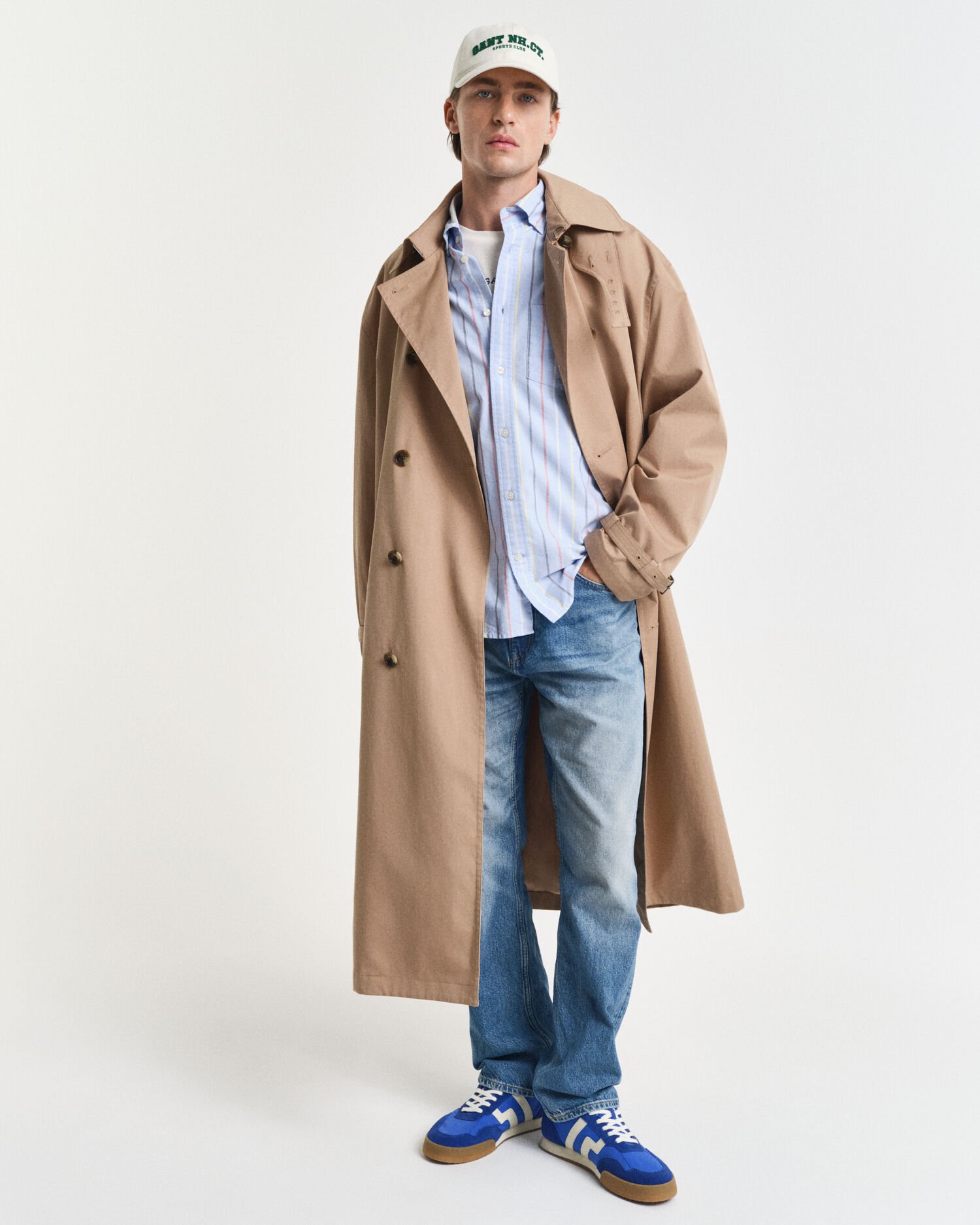 Camisa Oxford às riscas Classic regular fit