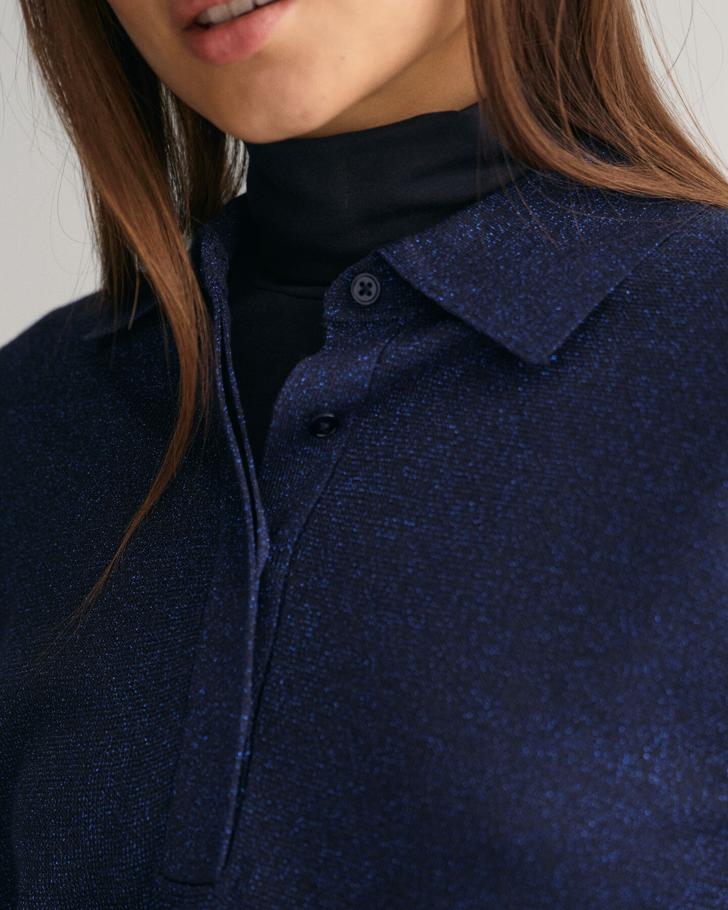 Pulover de malha Metallic Polo