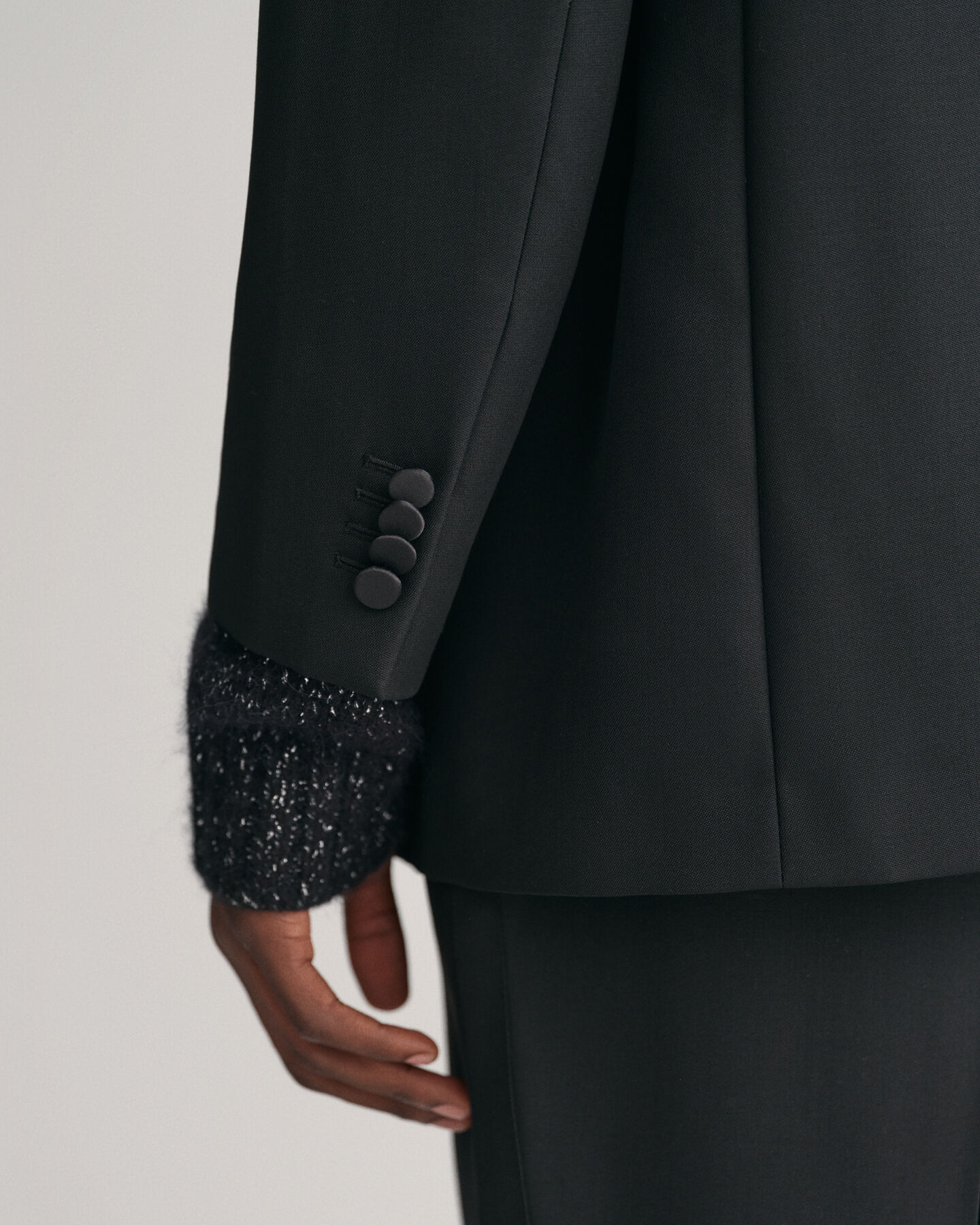 Blazer de trespasse de fato Tuxedo