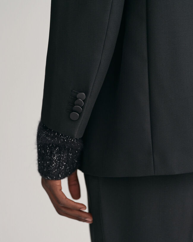 Blazer de trespasse de fato Tuxedo