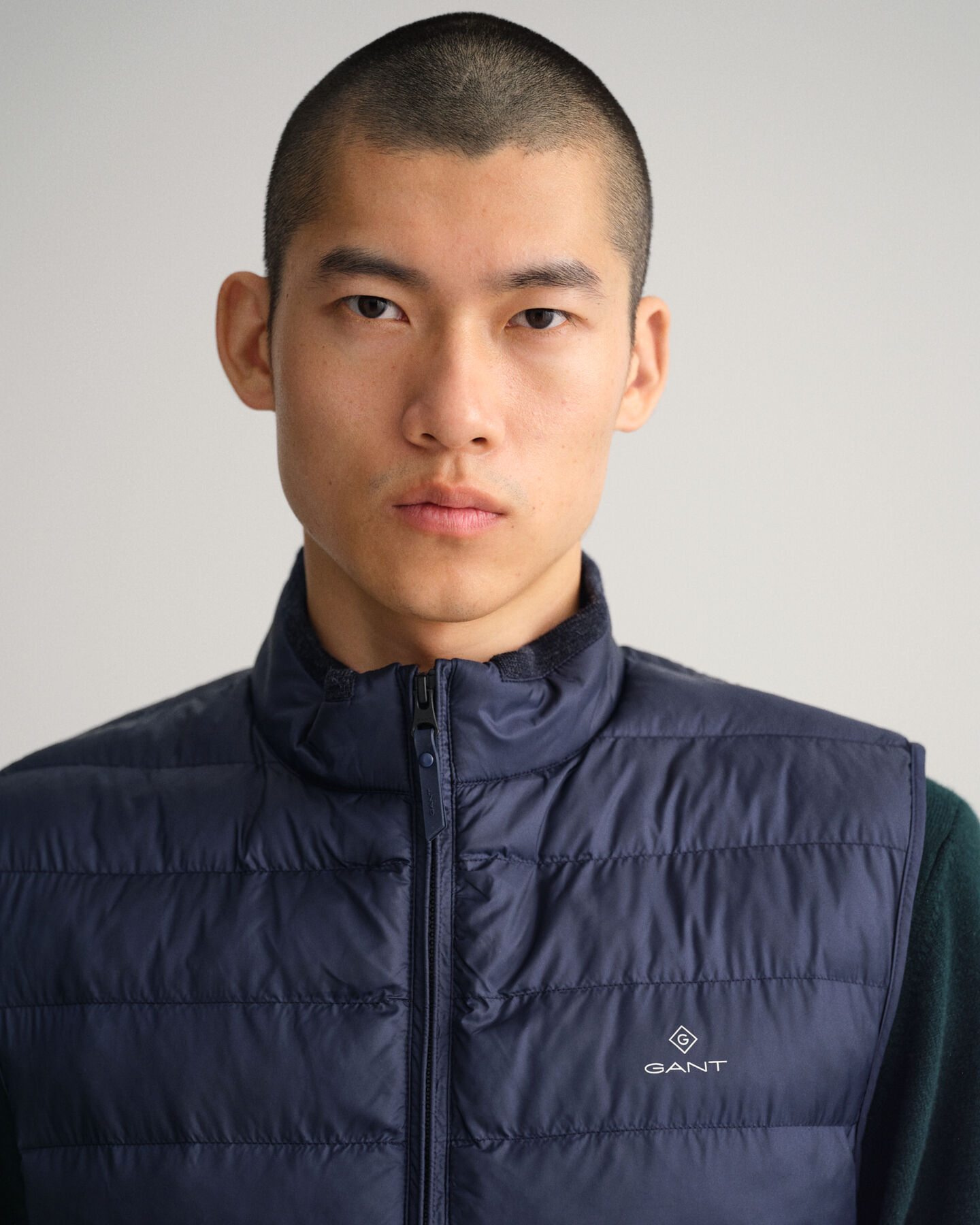 Colete acolchoado leve Mixed Media