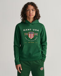 Sweatshirt com capuz Teens Banner Shield