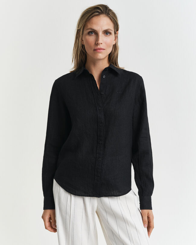 Camisa de linho regular fit