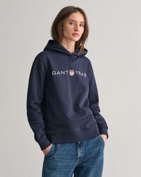 Sweatshirt com capuz e estampado Archive Shield