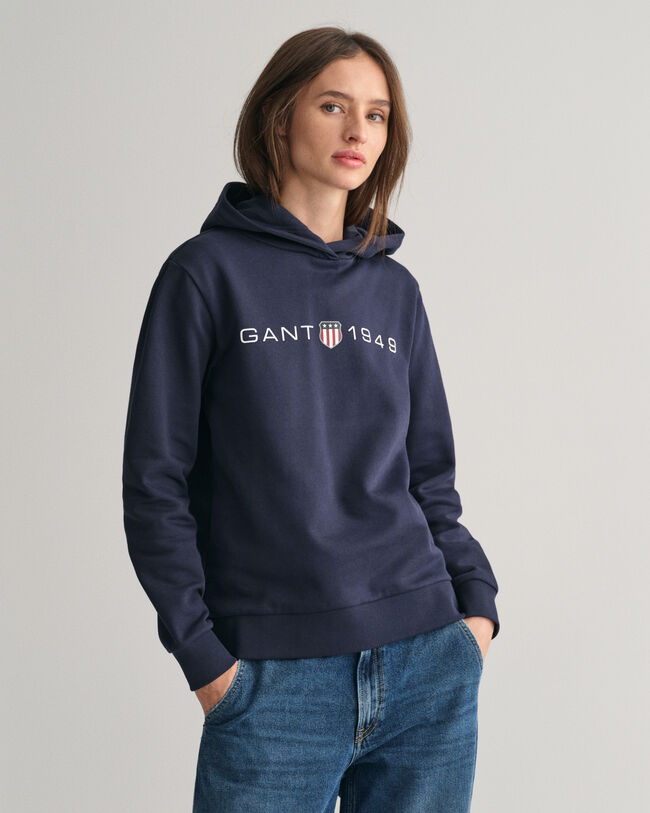 Sweatshirt com capuz e estampado Archive Shield