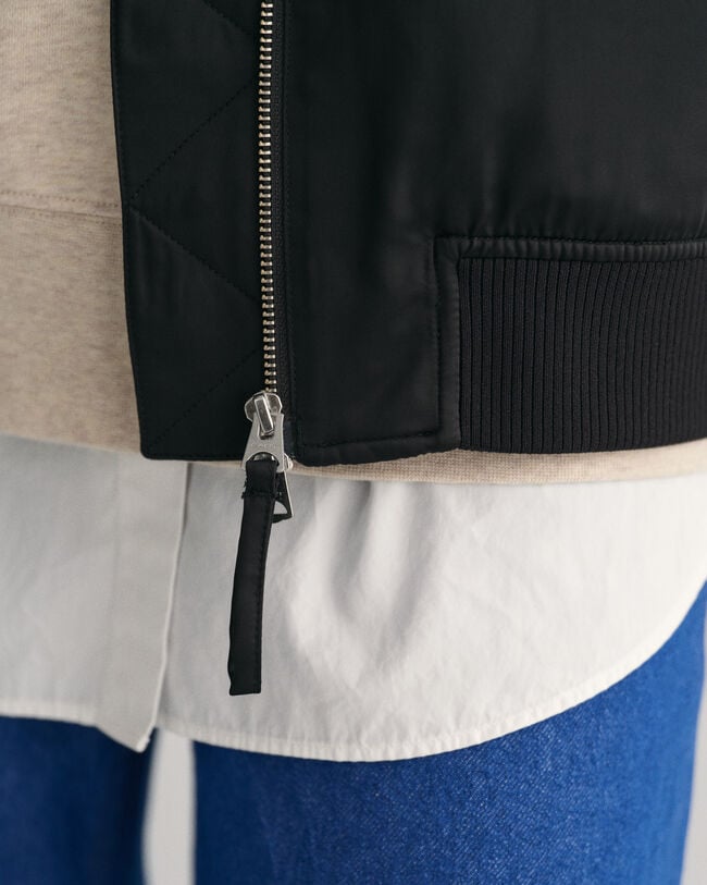 Blusão bomber acolchoado